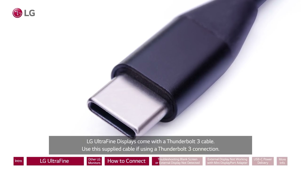 [Мониторы LG] Как подключить MacBook к монитору LG