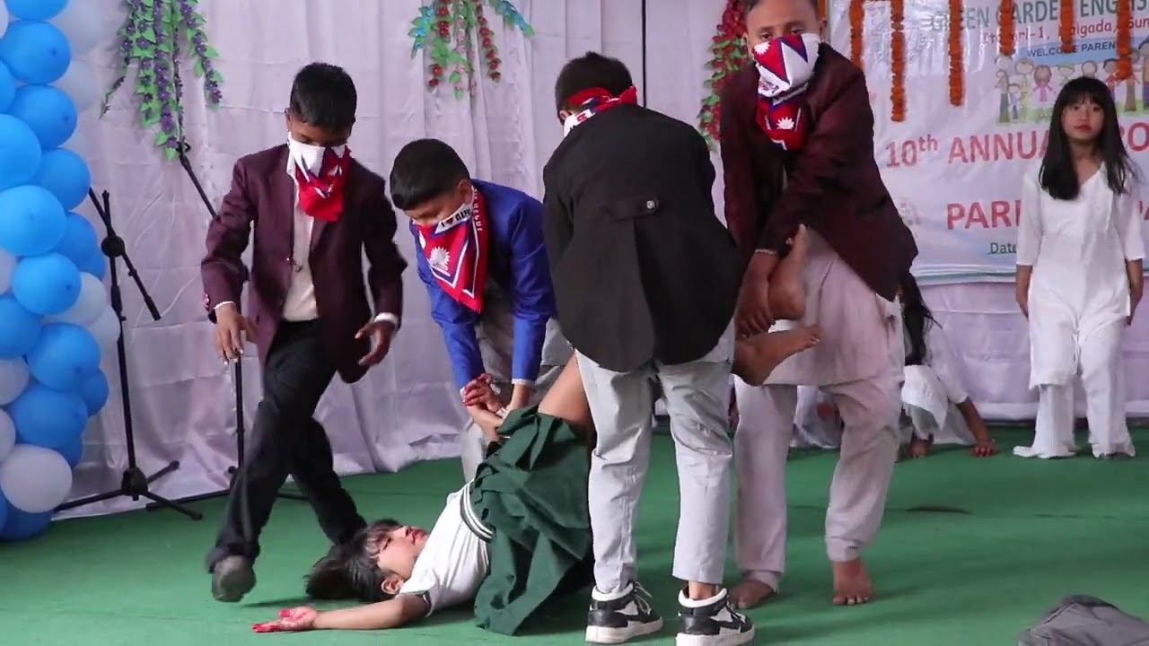 Green Garden Boarding school ko Heart tuching act today