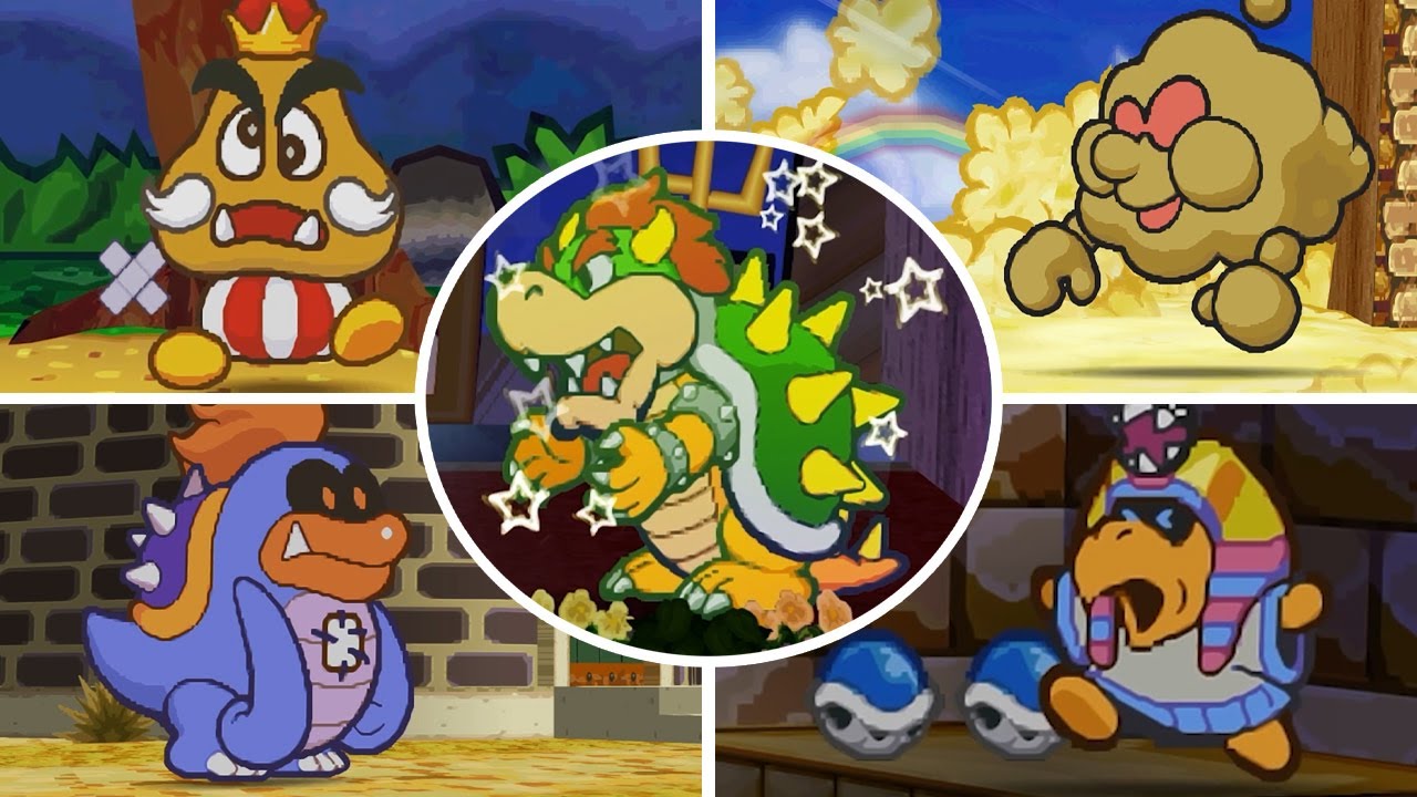 Paper Mario - All Bosses