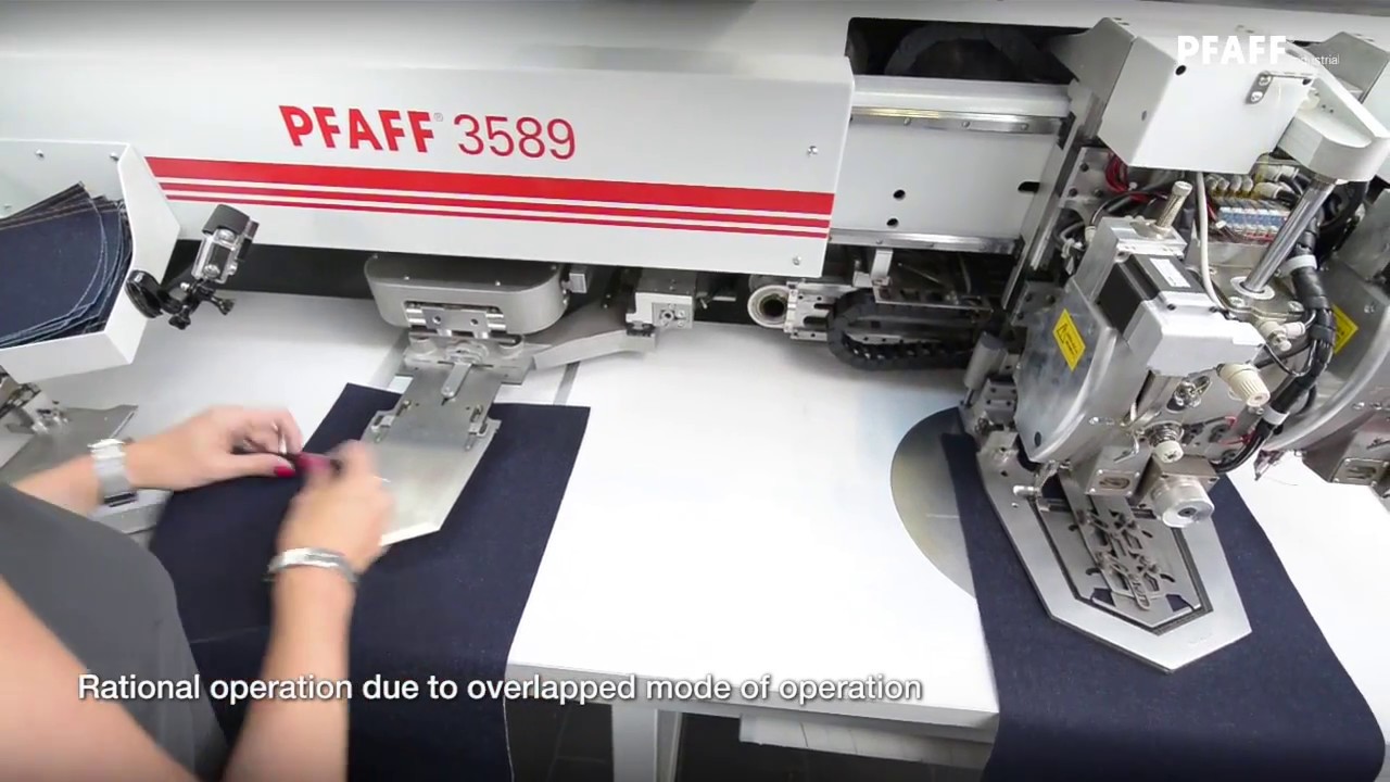 PFAFF 3589 Programlanabilir Çift Renkli Cep Takma Otomatı
