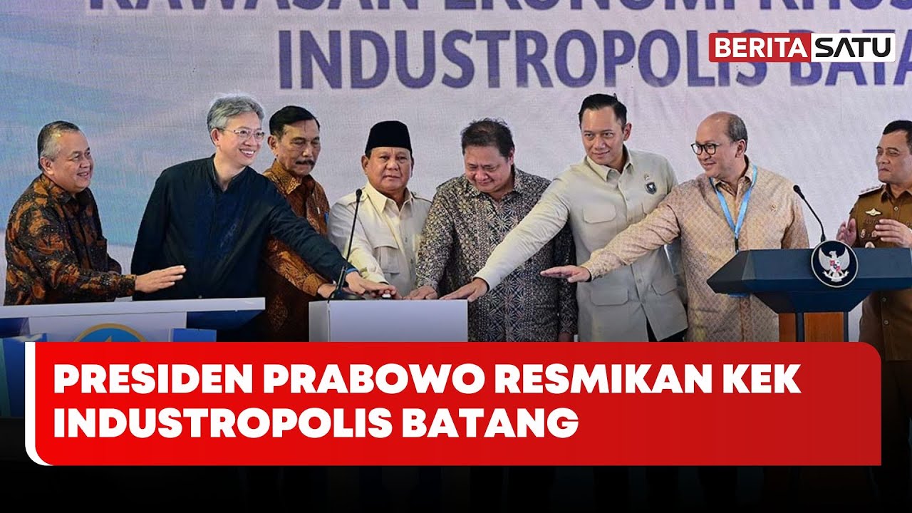 [Full] Presiden Prabowo Resmikan KEK Industropolis Batang | Beritasatu