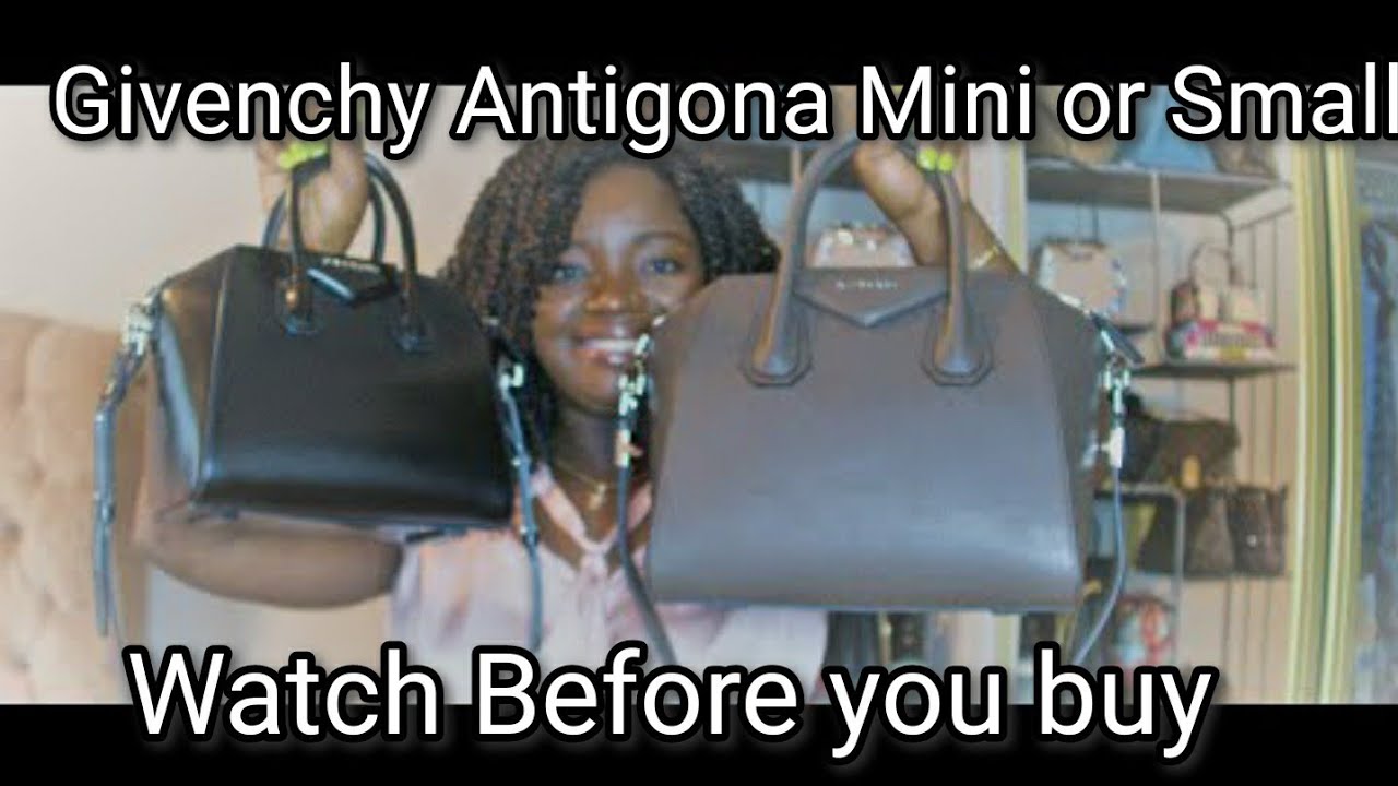 Givenchy Antigona Comparison. Watch Before You Buy The Givenchy Antigona In The Mini Or Small Size.