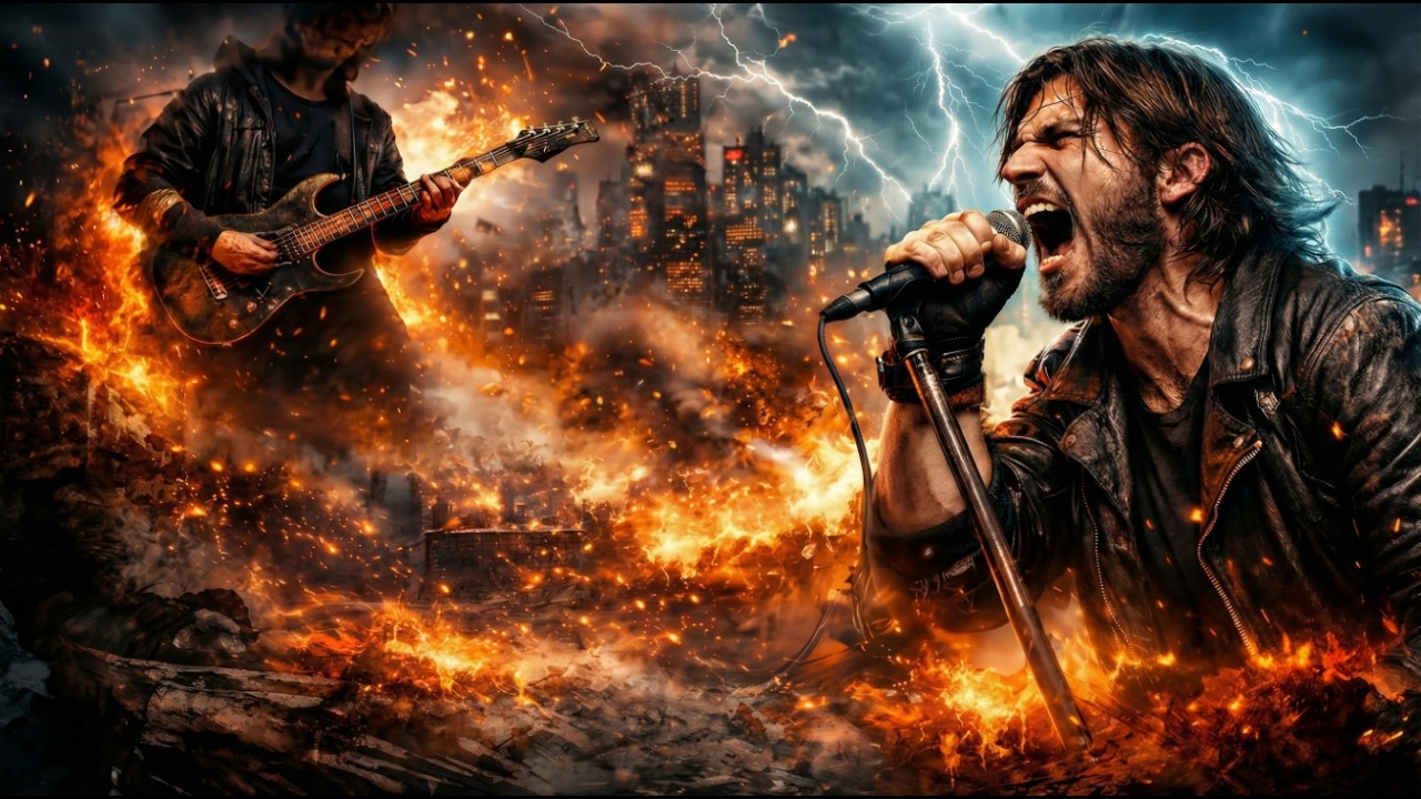 Hard Rock Anthem | Gritty Guitar & Thunder Vocals