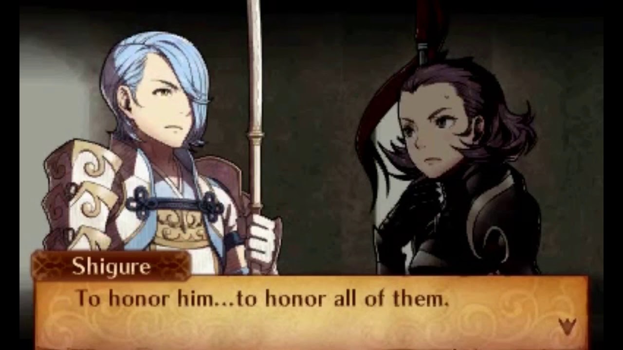 (Fire Emblem: Fates) Shigure  & Sophie C-S Support (Fandub)