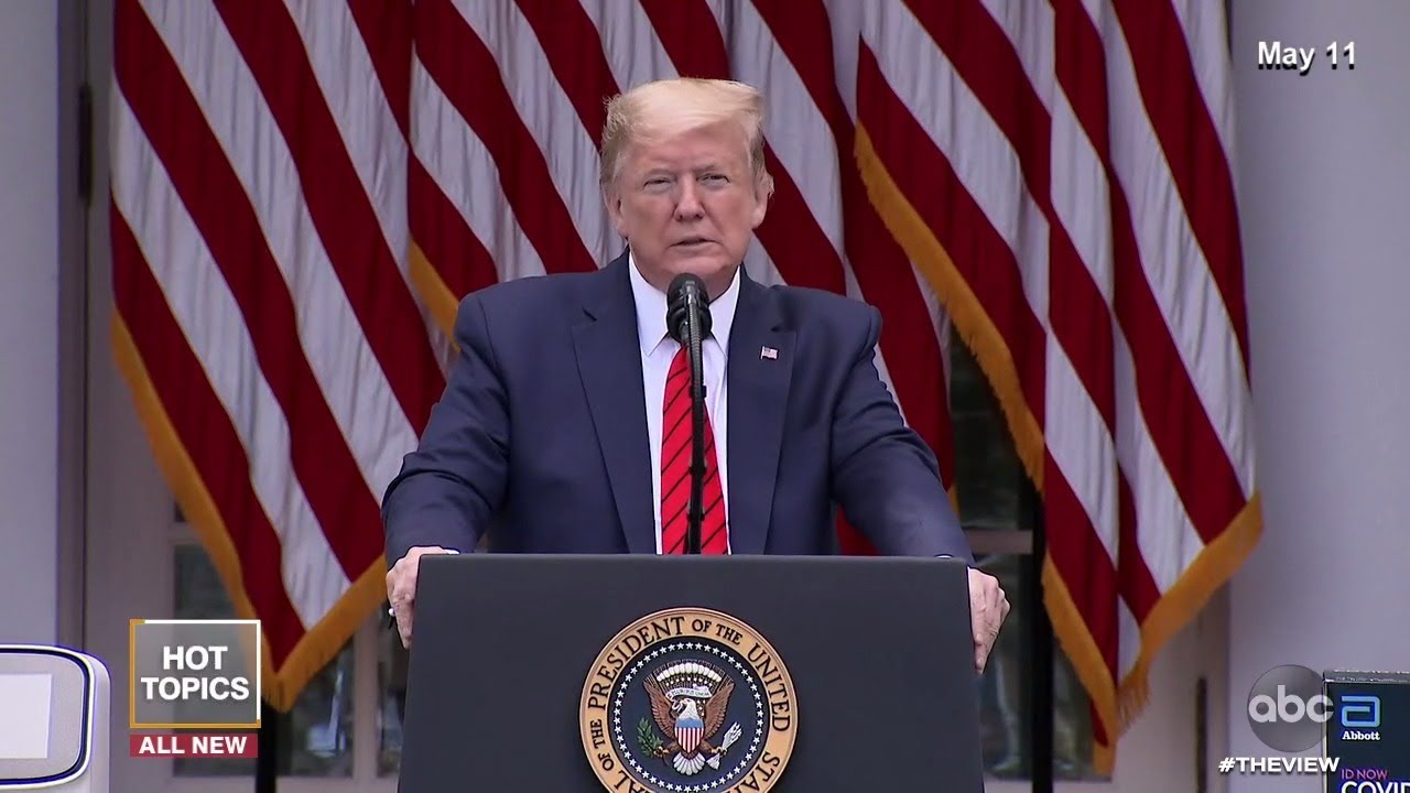 Trump's Testy Confrontation With Reporters | The View