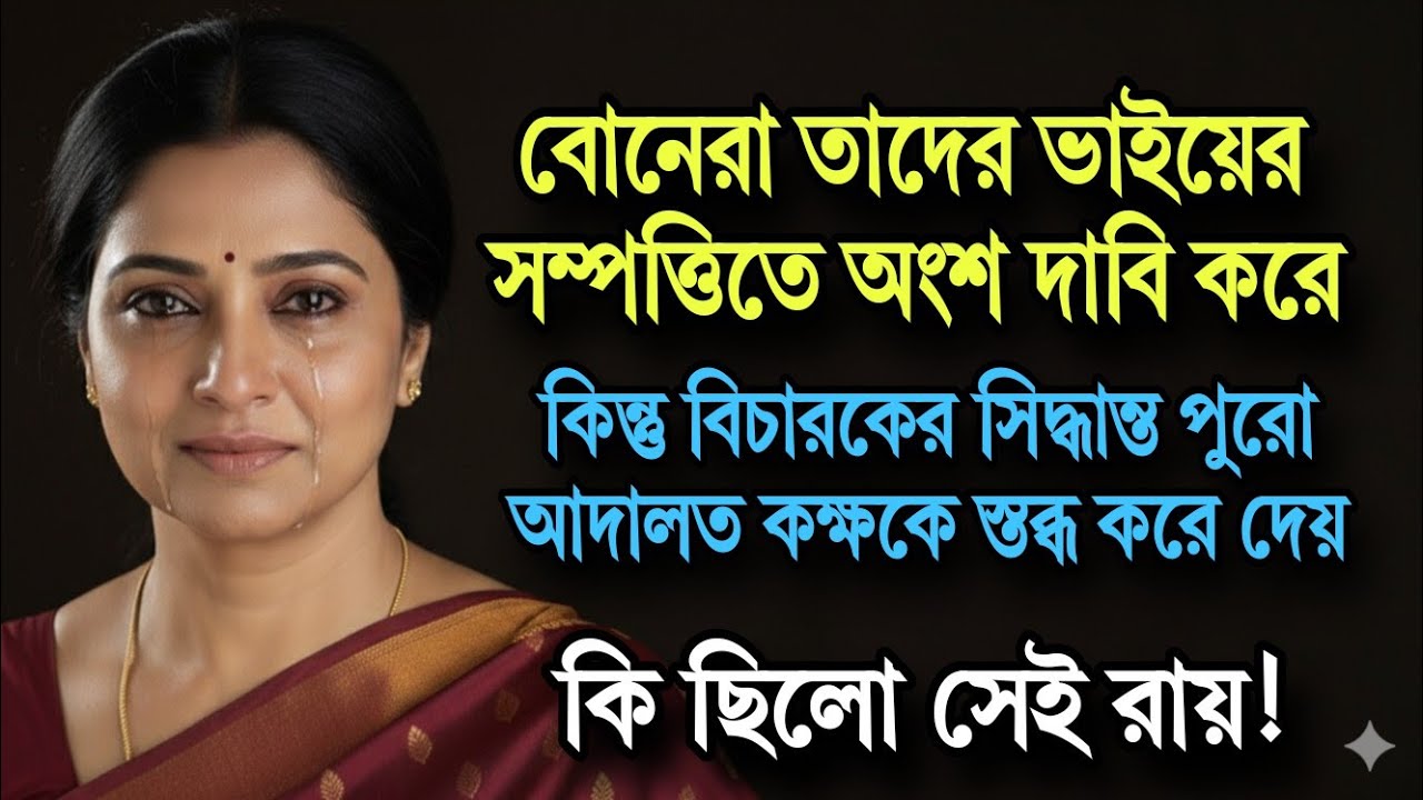 বোনেরা তাদের সম্পত্তি দাবী করে ফলে ভাইয়েরা যা করে তা ছিলো খুবই আপত্তি কর অতঃপর বিচারকের রায়ে যা হয়..