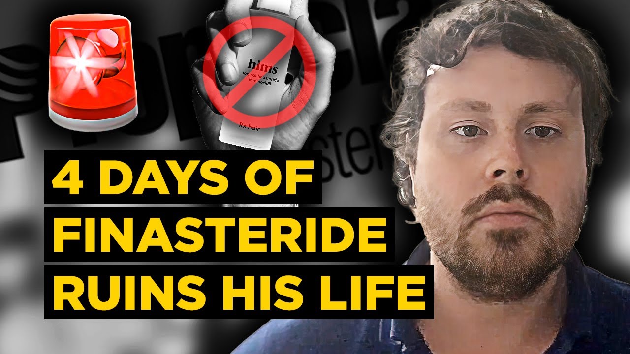 4 DAYS of Finasteride Use... Hair Loss Drug DESTROYS This Man's LIFE | Erik's PFS Experience