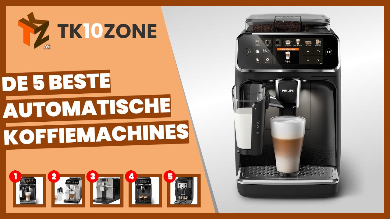 De 5 beste automatische koffiemachines