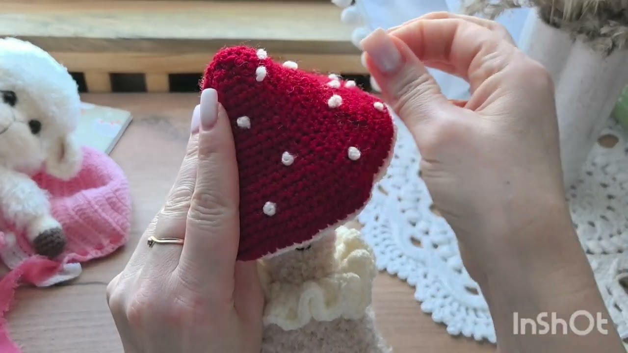Готовые работы. Игрушки из пряжи букле. Новенькое