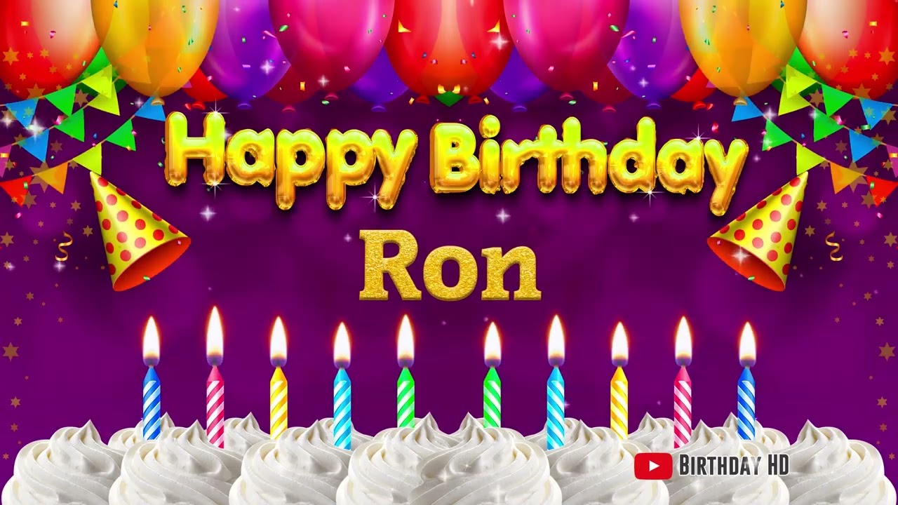 Ron Happy birthday To You - Happy Birthday song name Ron 🎁