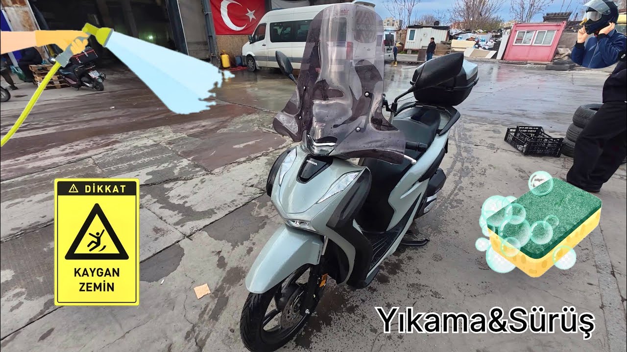 Honda SH 125 | Haftasonu Yıkama, Temizlik & Keyif Sürüşü