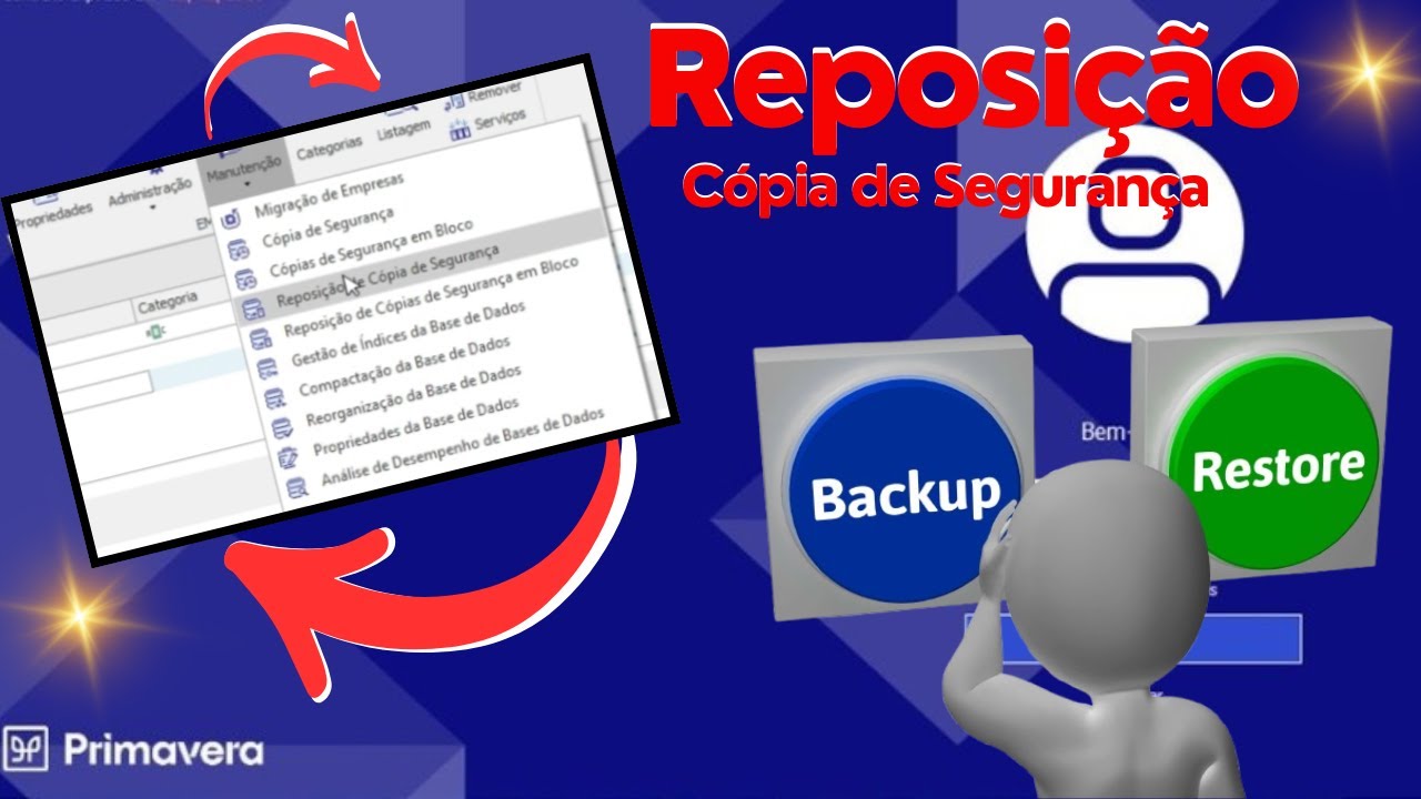 Como fazer uma Reposição de Cópia de Segurança no Primavera V10