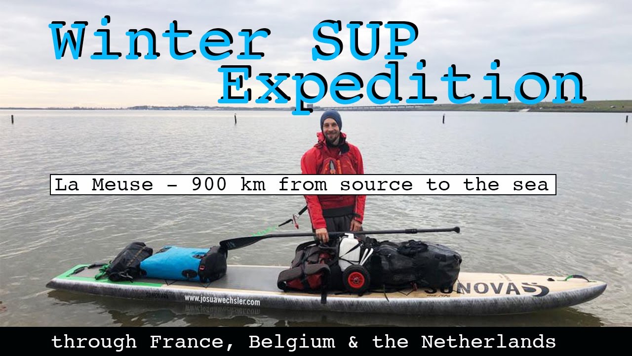 Winter SUP expedition, la Meuse, 900 km from source to the sea