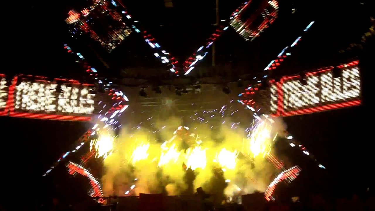 WWE Extreme Rules 2011 Opening Pyro 1080p HD
