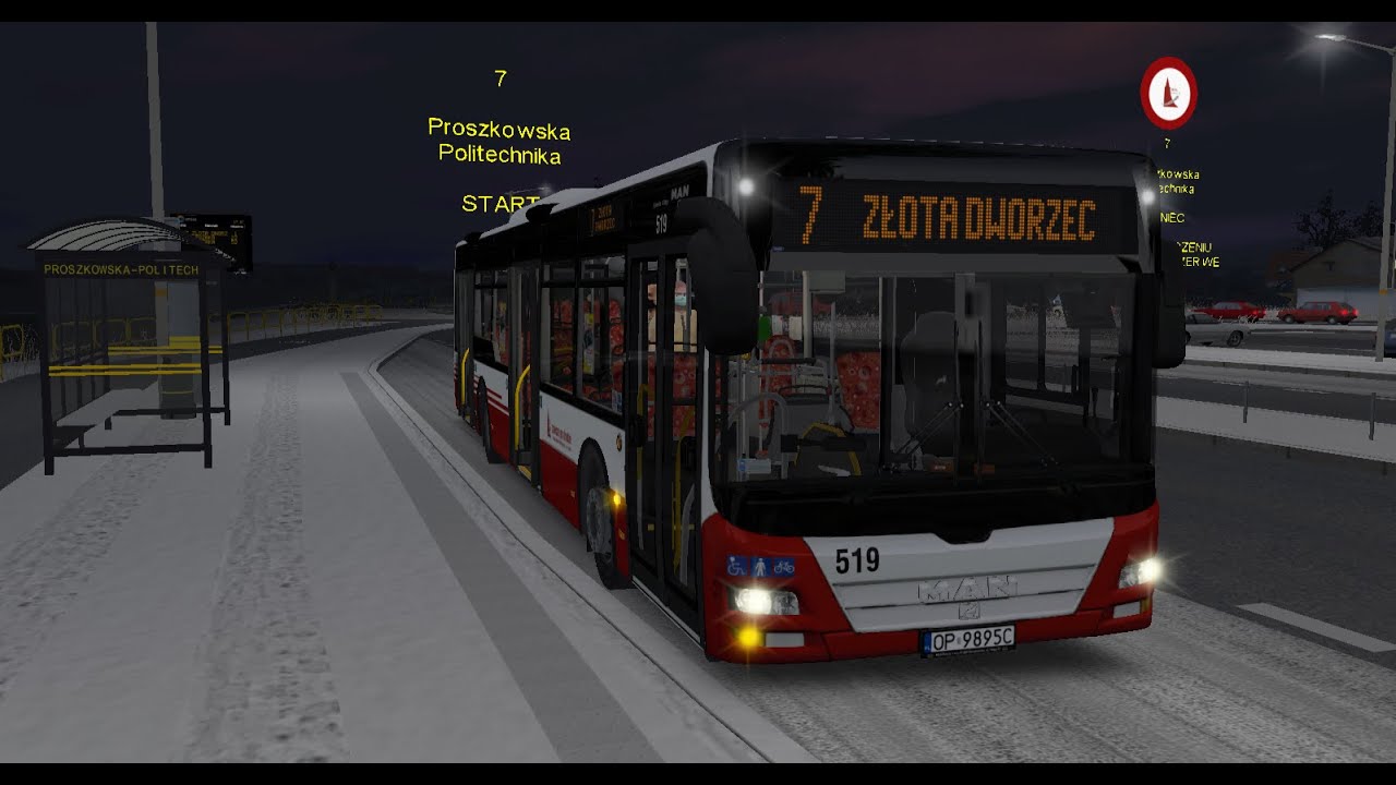 OMSI 2 Służba #vmzkopole linia 7 | Man Lion’s City A21 #519