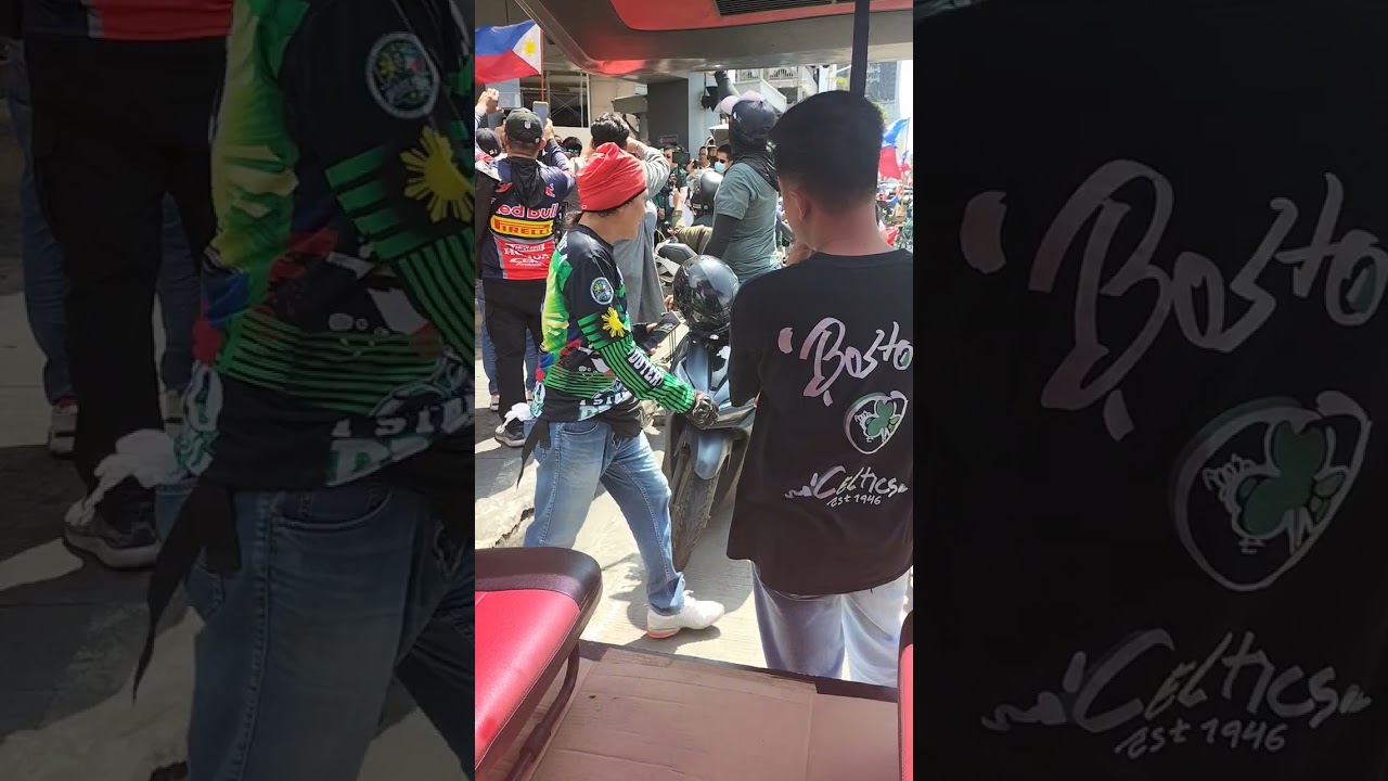 People's caravan/ motorcade at galleria mall beside edsa shrine 25/2026