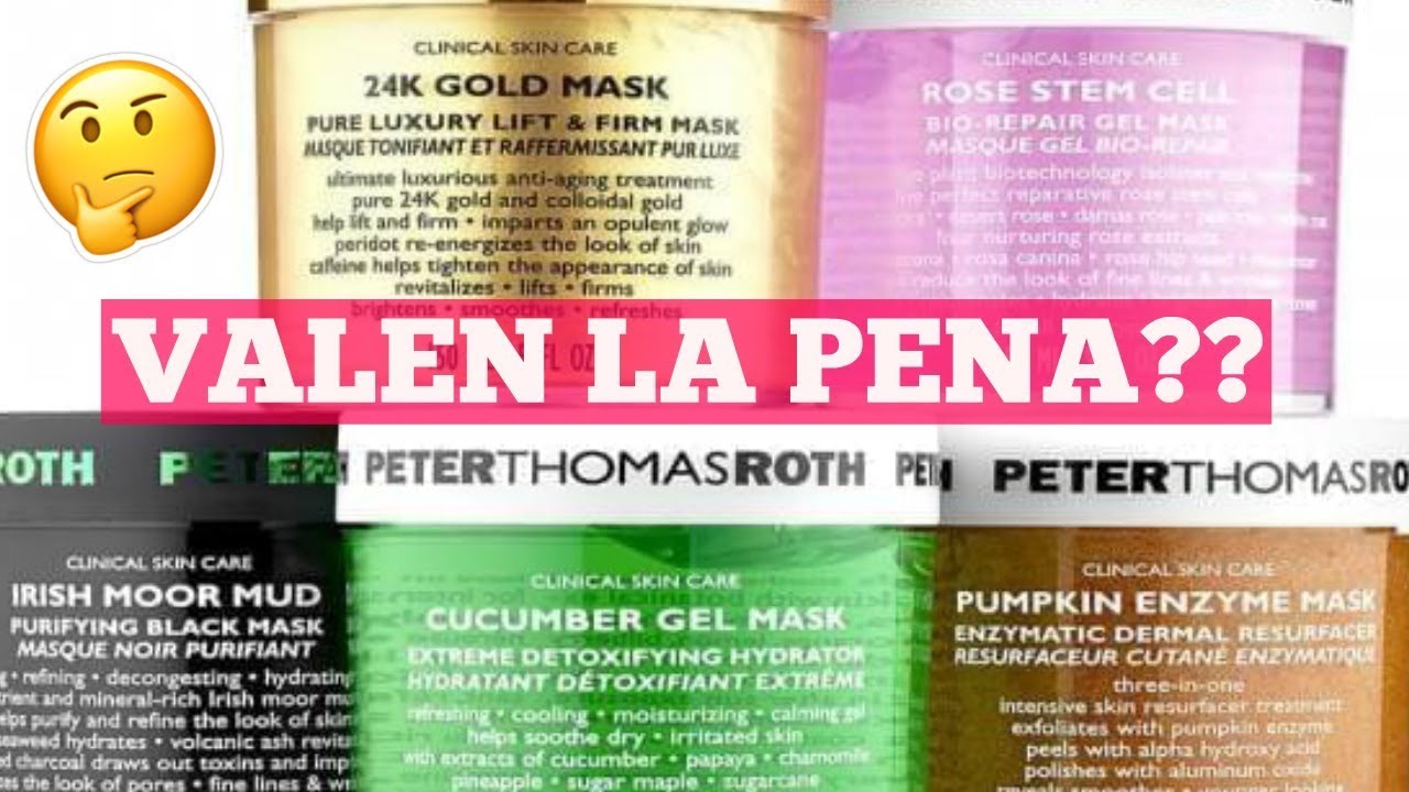 RESEÑA MASCARILLAS PETER THOMAS ROTH ¿¿VALEN LA PENA?? | Karla Biebrich