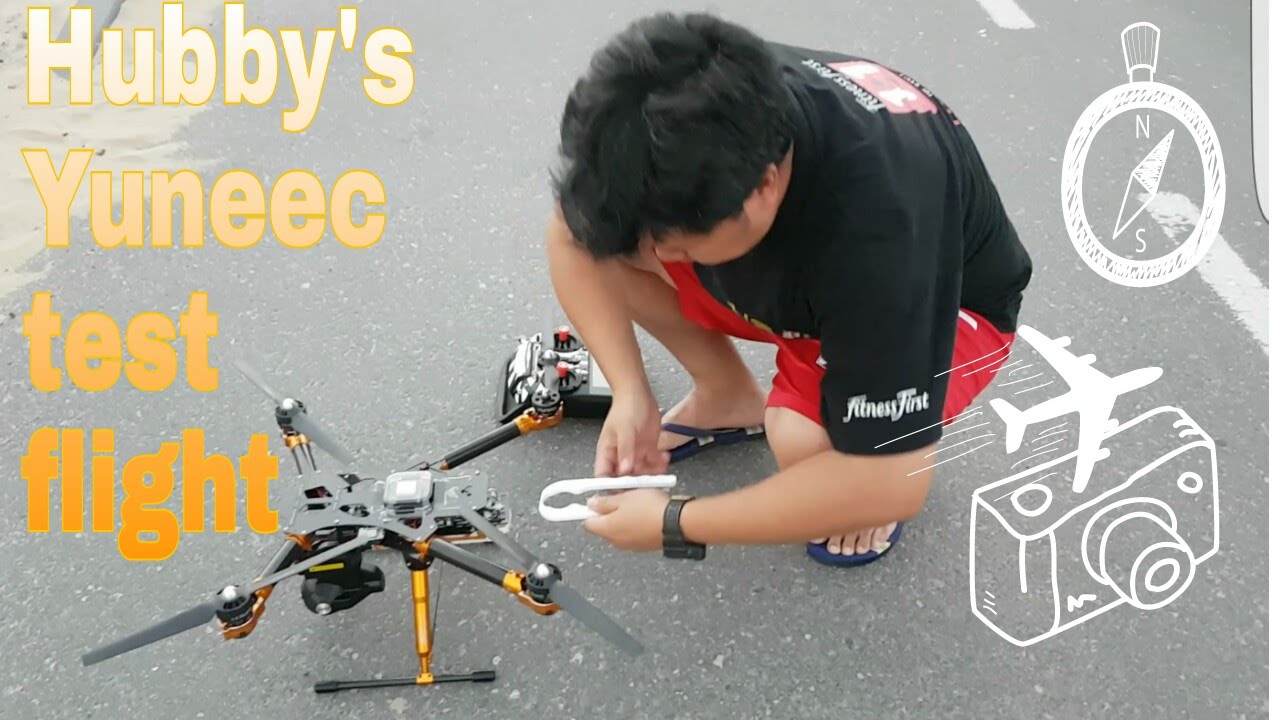 Hubby's Yuneec Flight test ( June 16, 2016-Vlog) Jesse Quetz