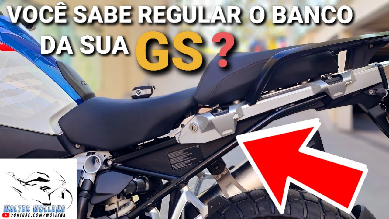 [DICAS] Regulando o banco da sua BMW R1200GS & R1250GS