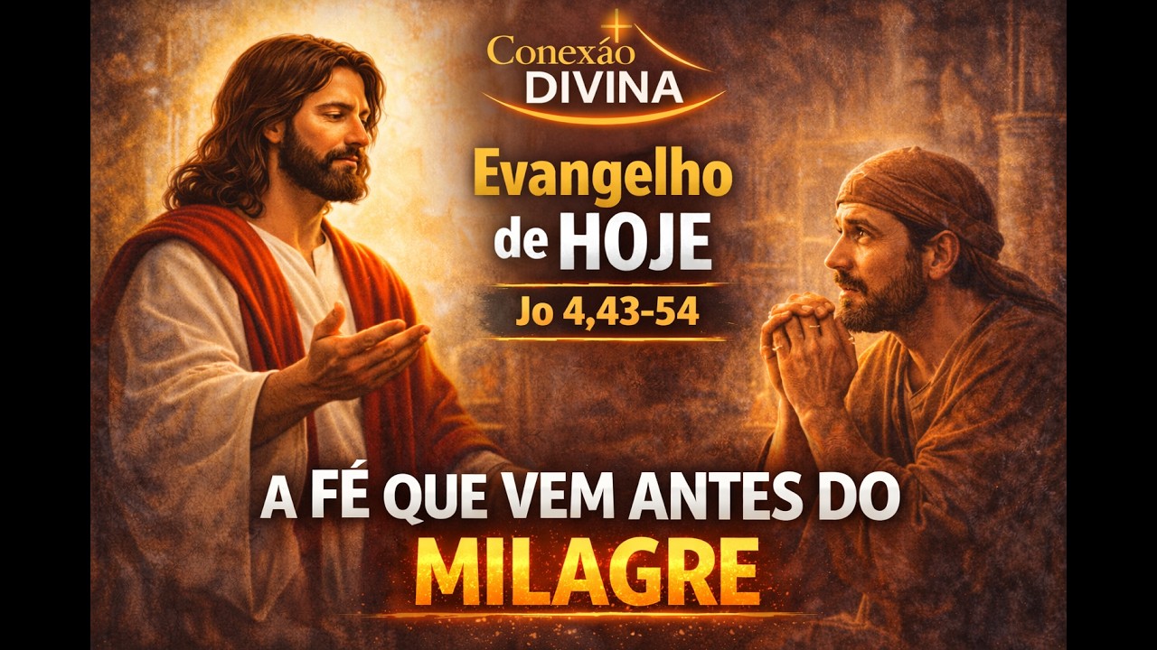 Evangelho de Hoje Jo 4,43 54 A Fé Que Vem Antes