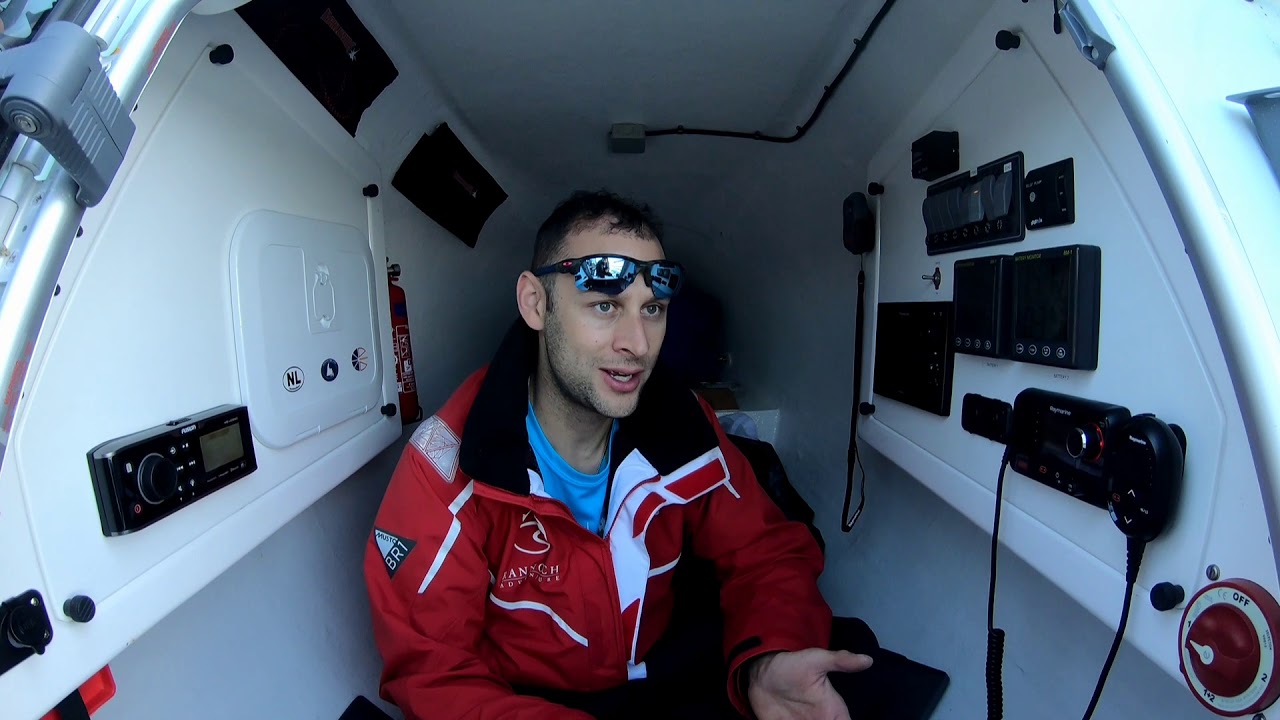 Rowboat on the water and  Description of Inside Cabin Space