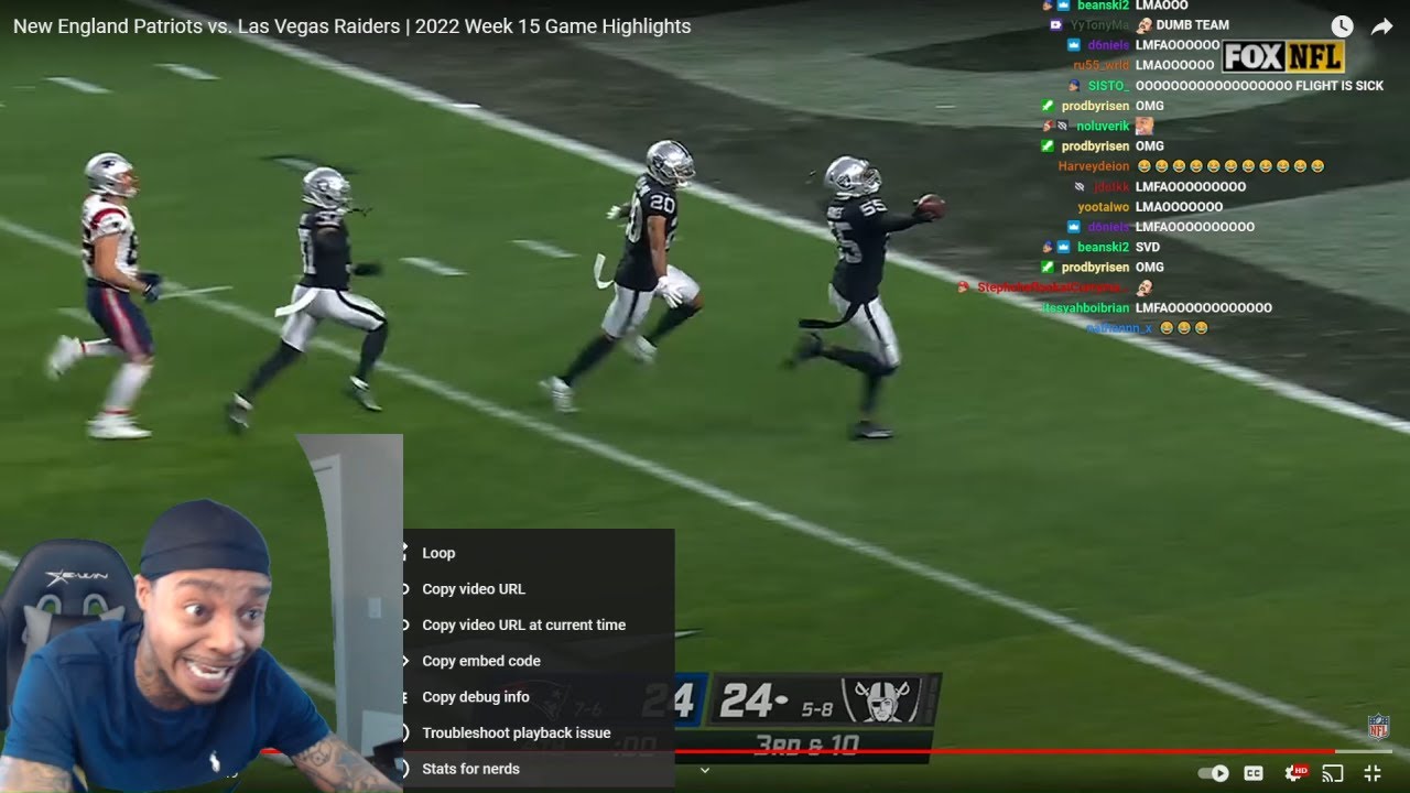 FlightReacts To New England Patriots vs. Las Vegas Raiders | 2022 Week 15 Game Highlights