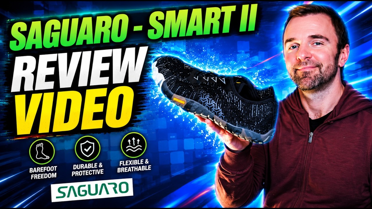 My NEW FAVORITE Running Shoes - Saguaro Smart II Barefoot 📝REVIEW VIDEO