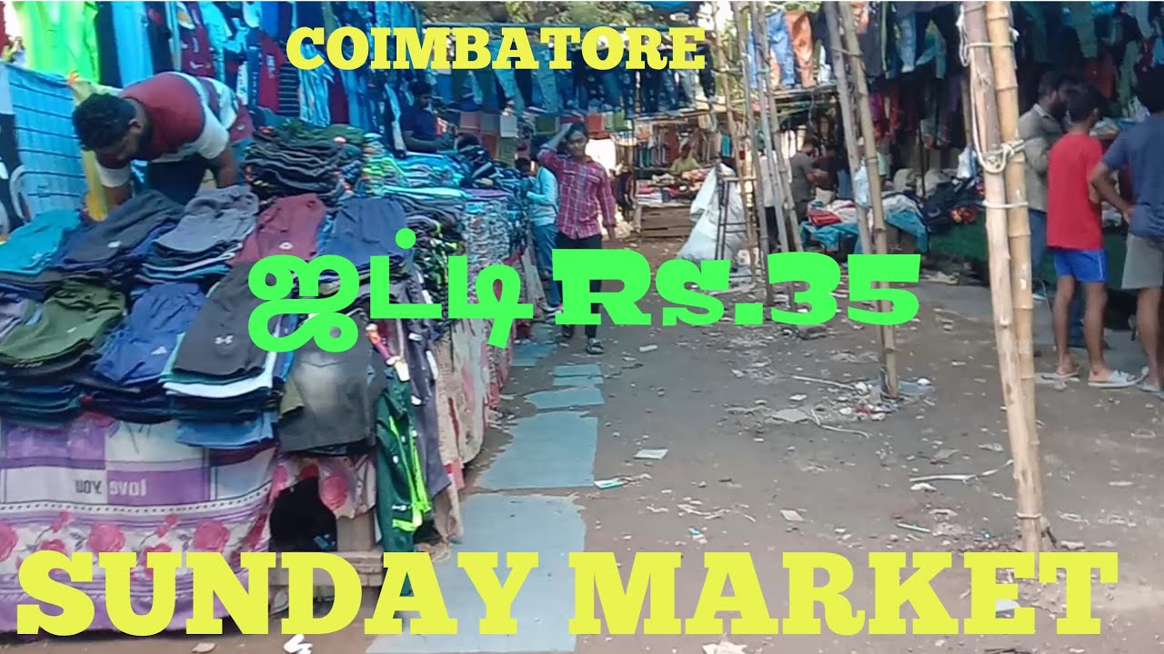 Coimbatore Sunday market #lowprice #chappal #clothes #shoes #viralvideo