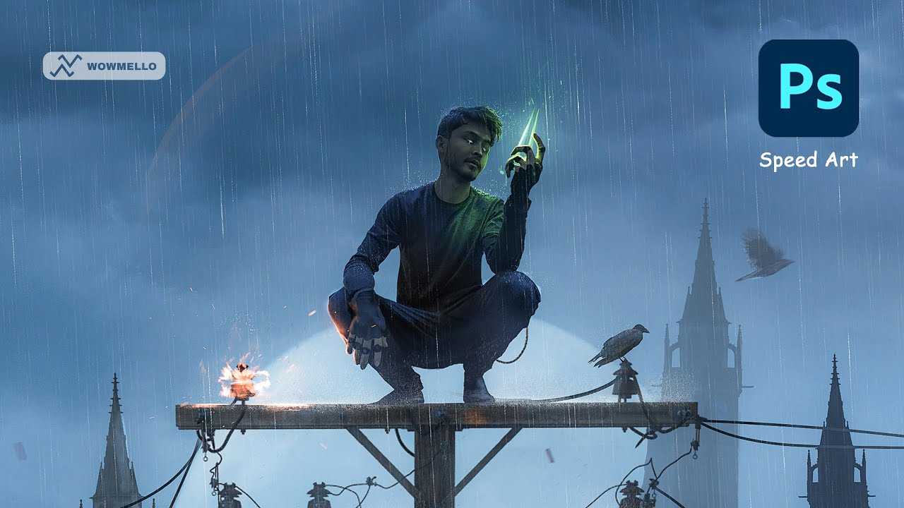 I Turned Myself into Mystic CHARACTER  | Speed Art | Photo Manipulation.