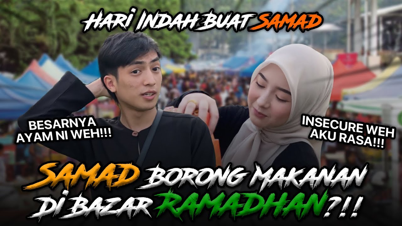 MENCARI MAKANAN DI BAZAR UNTUK BERBUKA DENGAN NISA?!.KANTOI SAFWAN CURANG?!!