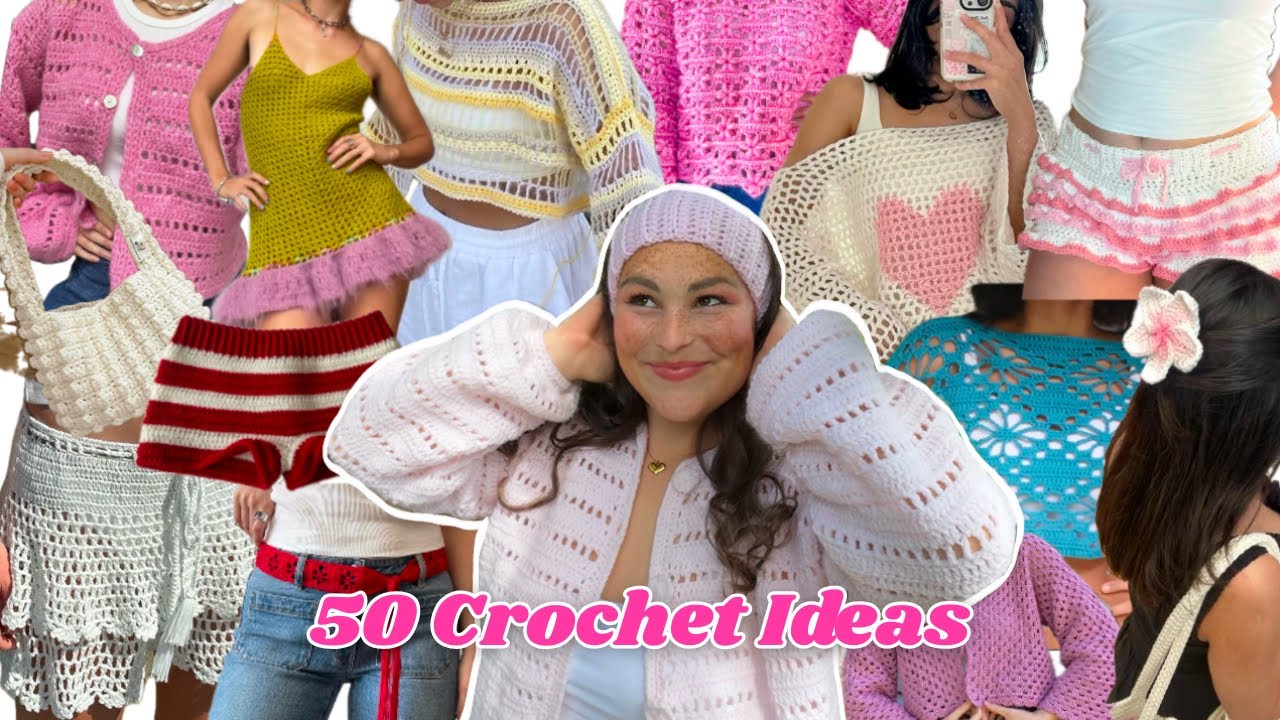 50 ✨cool girl✨ spring crochet patterns 🌸 *with links*