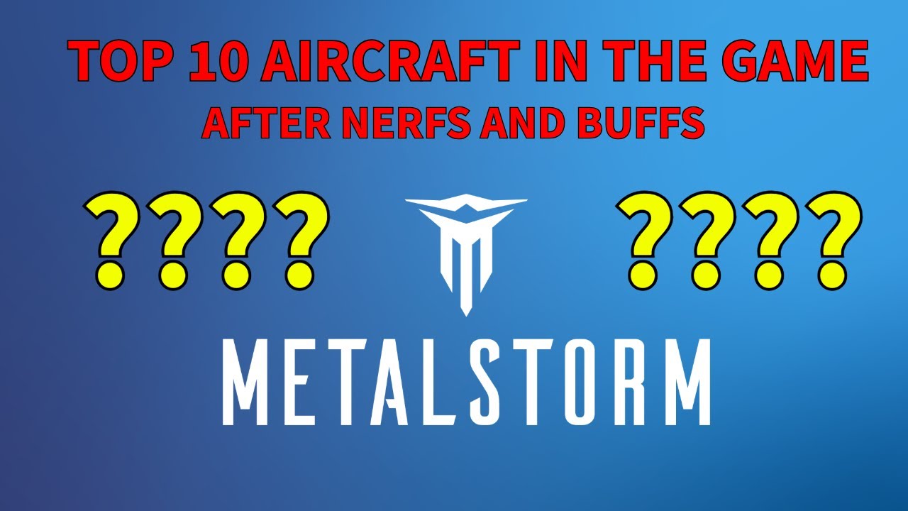 Metalstorm: ТОП-10 самолётов в игре после нерфов и усилений