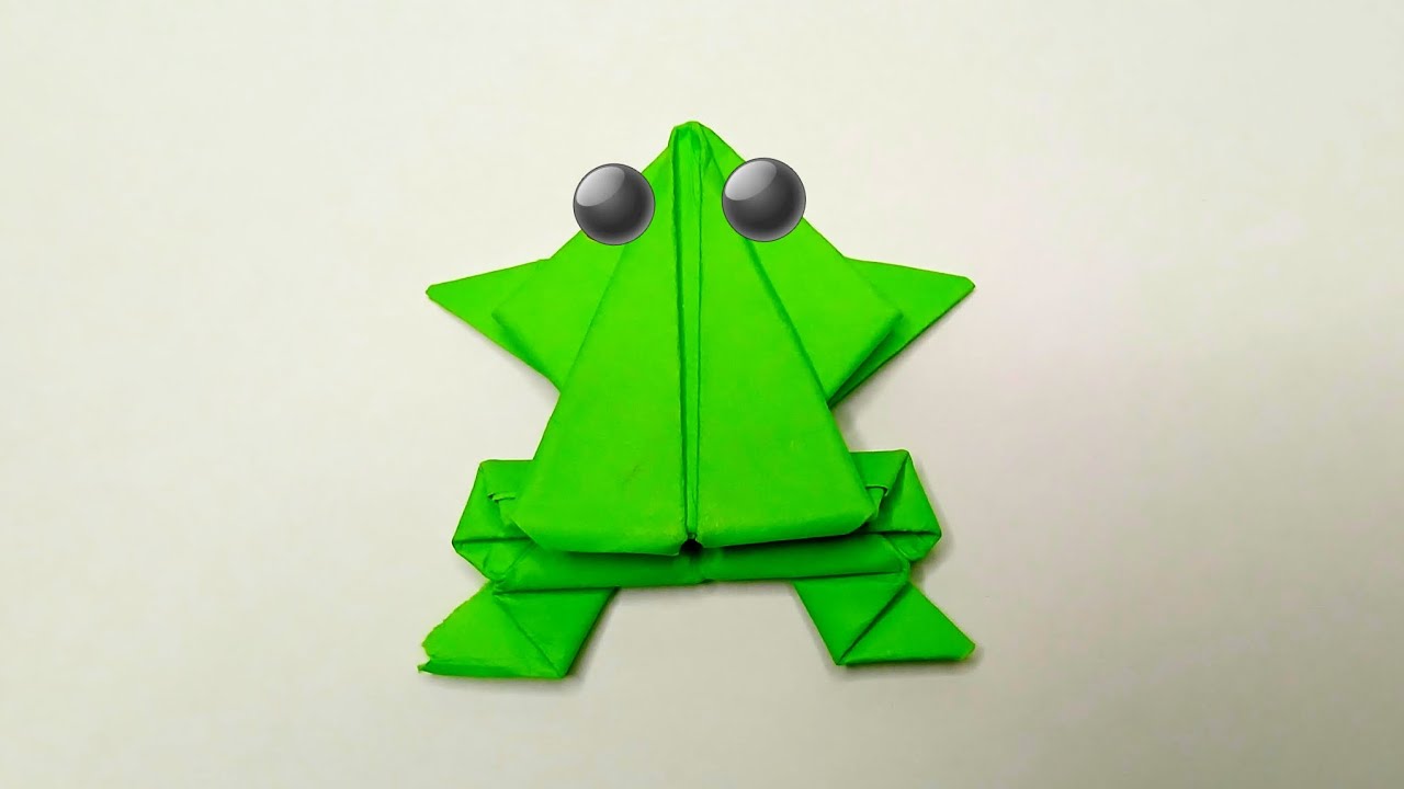 Origami Frog | Anyone can make it