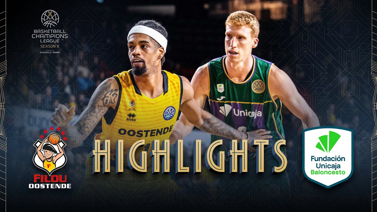 Filou Oostende v Unicaja | Highlights | #BasketballCL 2025-26