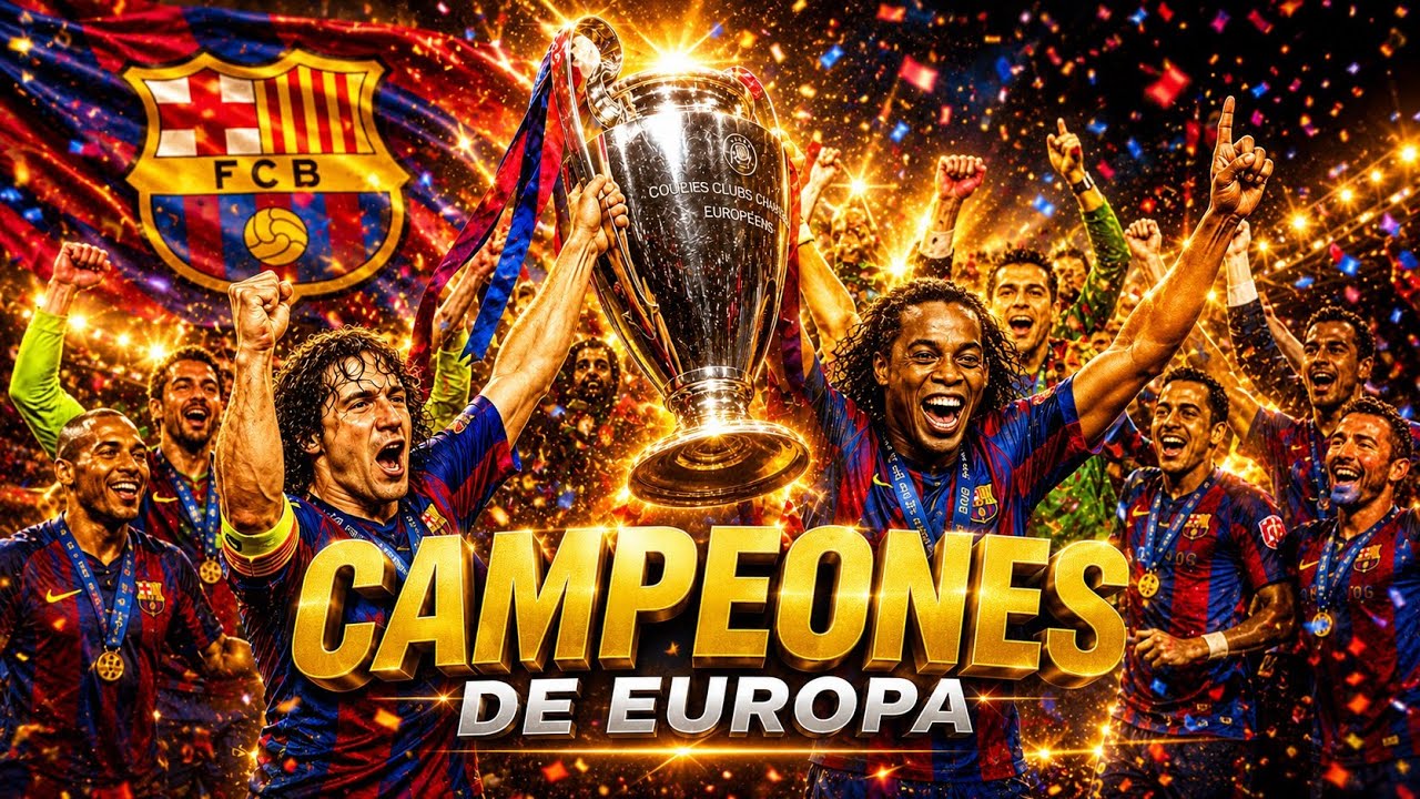 Cuando el BARÇA de RONALDINHO CONQUISTÓ EUROPA ⭐️