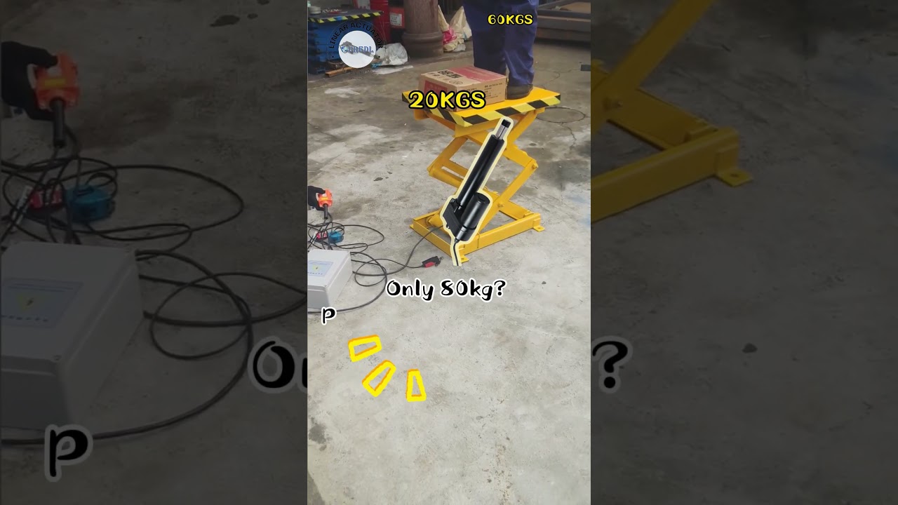 Electric Linear Actuator | Lifting Platform  #automation #linearactuator#lifting