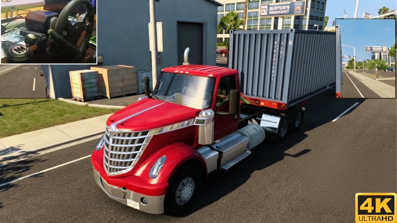 Job as a American Truck Driver | Delivered Machine Parts Bakersfield to Los Angeles | ATS 2