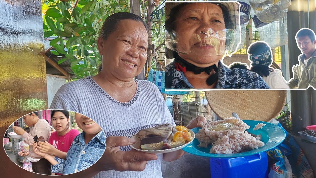 Nagluto at kumain bago nag relax kmi nina jean ambet at melenrick