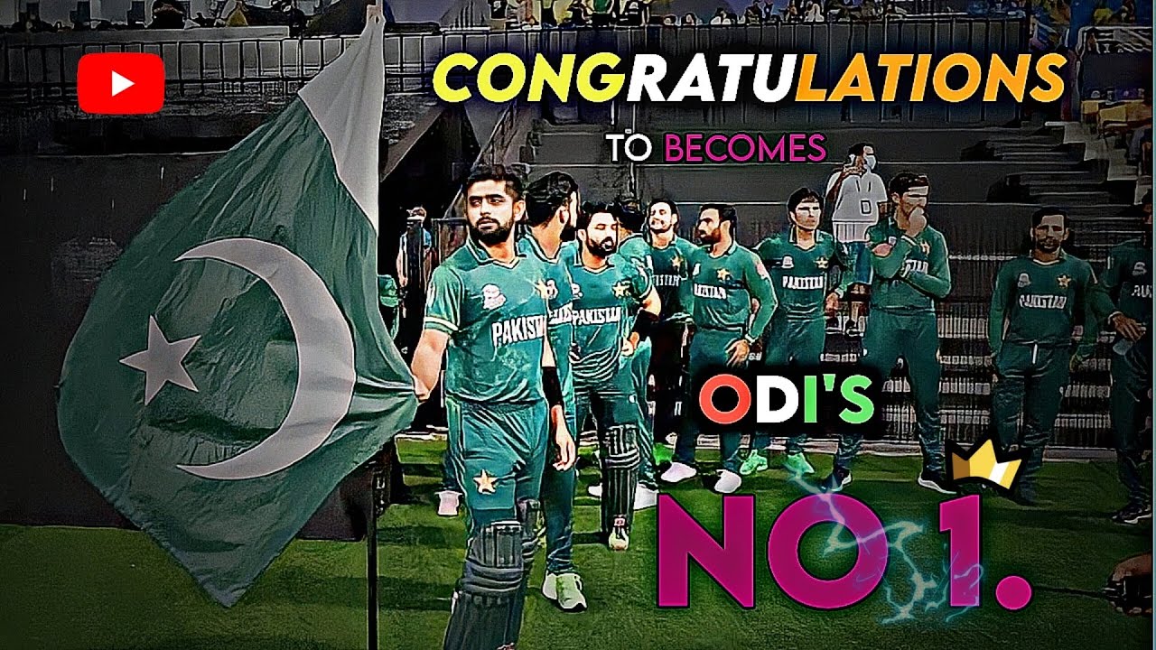 SPECIAL VIDEO FOR PCT FANS👀❤️||TO BECOME NO 1 Odi TEAM ||CONGRATULATION PAKISTAN CRICKET TEAM.