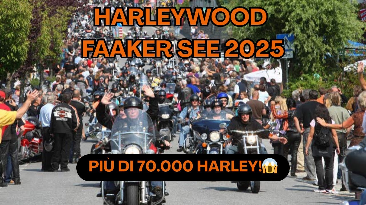La più grande parata Harley-Davidson d'Europa: Faaker See 2025