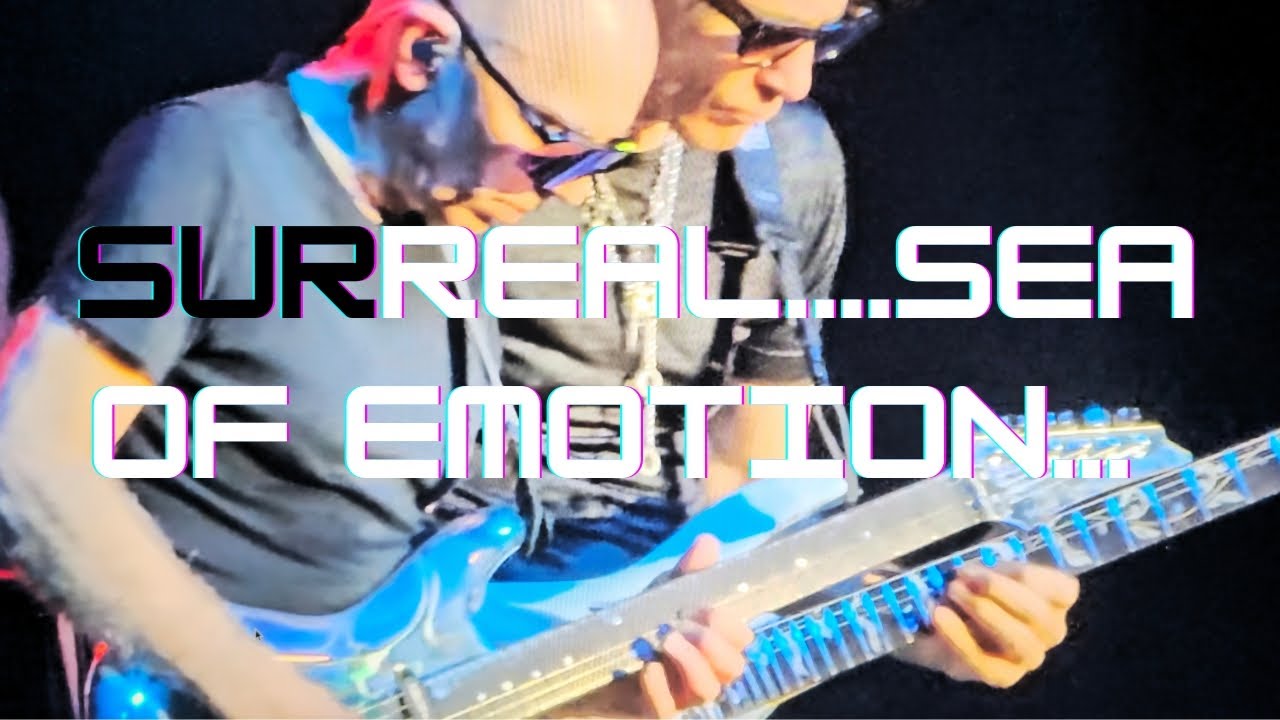 Steve Vai, Joe Satriani Sea of Emotion live duet performance Pompano Beach Amphitheater, Fl 3/24