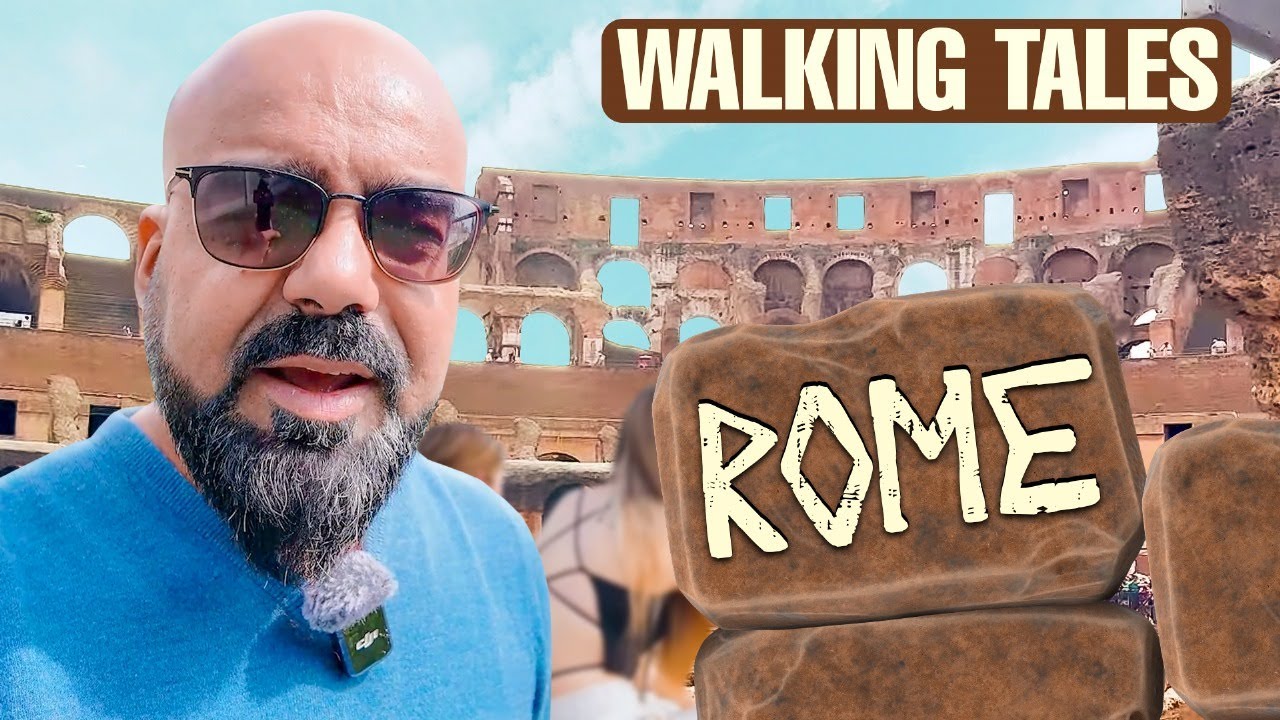 Inside the Ancient Colosseum of Rome, Italy ~  Walking Tale #24 | Junaid Akram