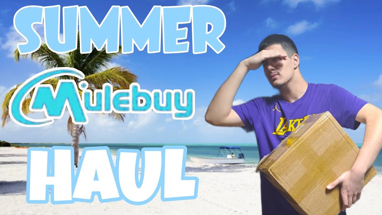 Το πρώτο καλοκαιρινό MuleBuy haul!!!🏖(nba Jerseys , Shorts , Bape , Corteiz , AirMax 95)