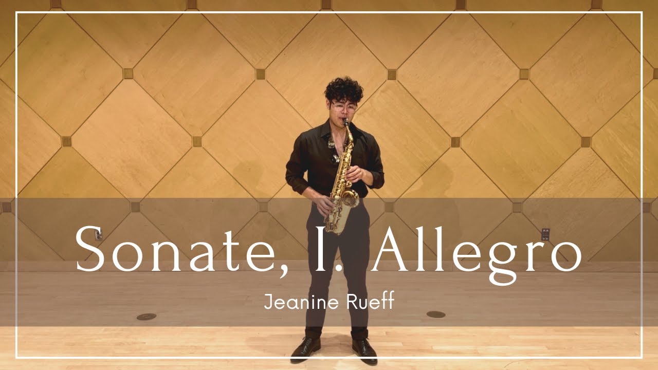 Sonate, I. Allegro | Jeanine Rueff
