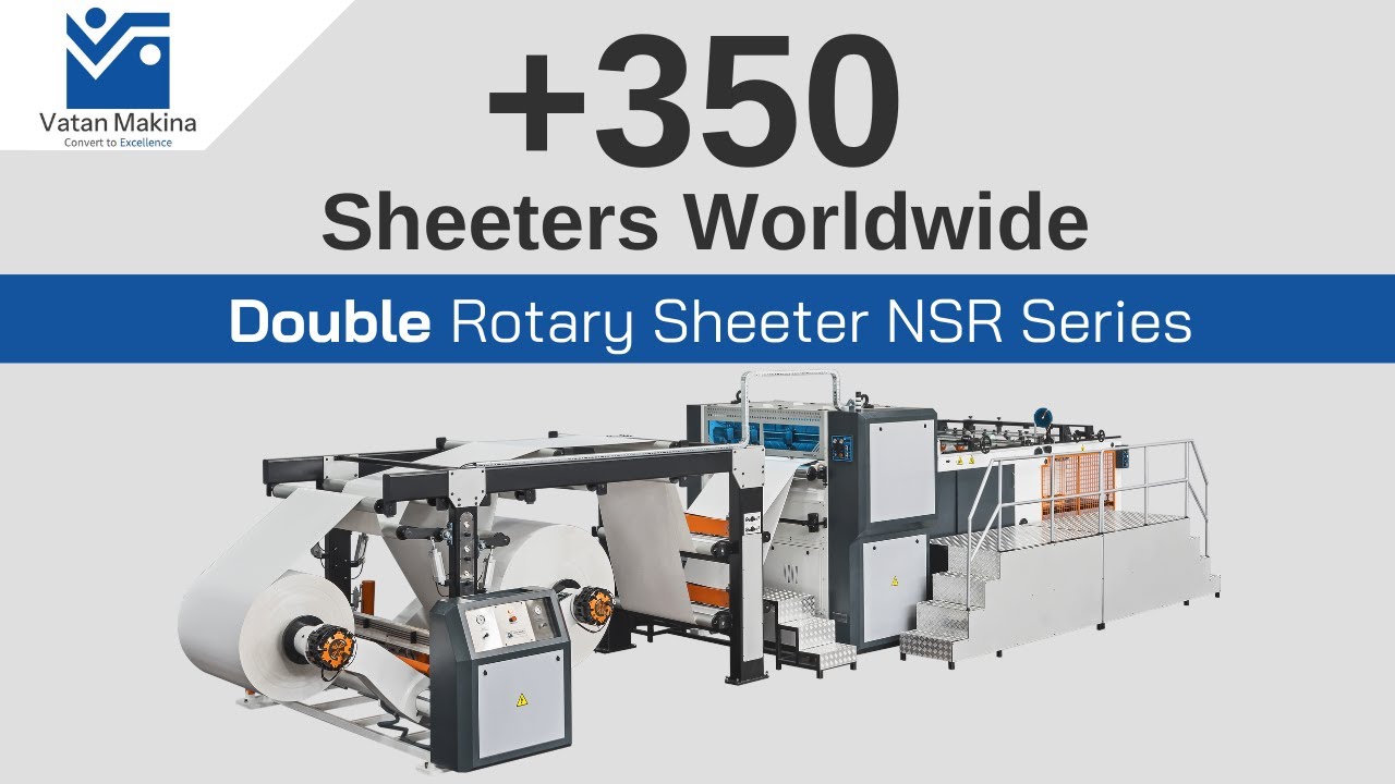 Paper Sheeter Machine - Double Rotary NSR Series