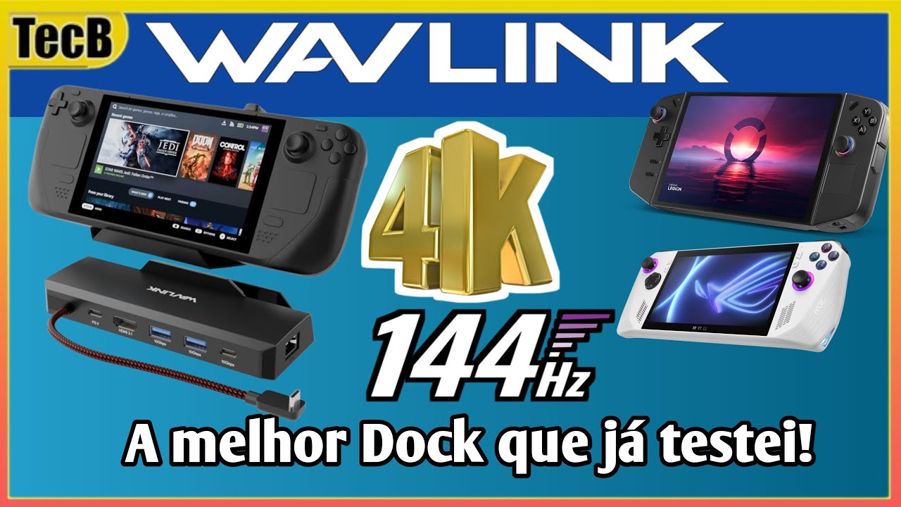 Dock Wavlink completa e barata !! 