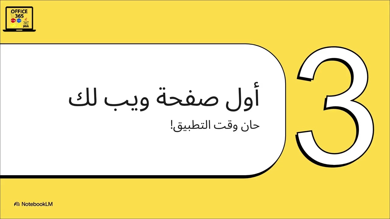 الحـــلقة الأولــــــى: ماهــــي البــــرمجة و الــــ HTML