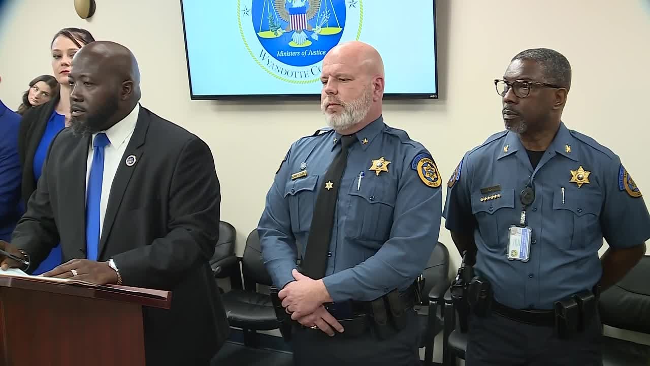 FULL NEWS CONFERENCE: Man sentenced to life in prison for 2018 shooting of two Wyandotte County d...