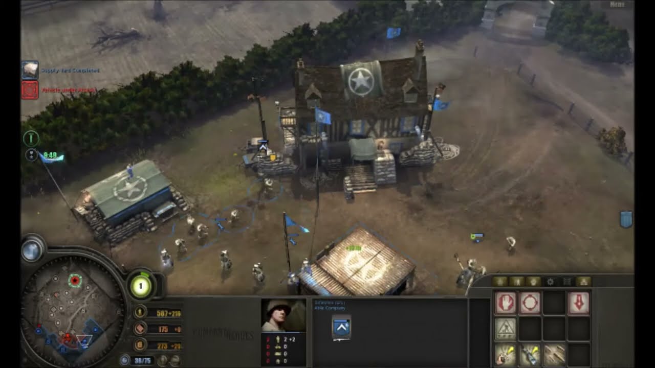 Company of Heroes 1 - Mission 9 - Hill 192- Playthrough