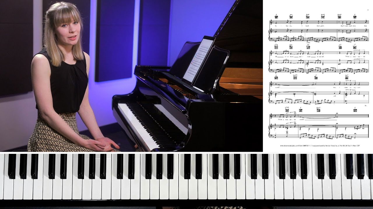 🎹What a Wonderful World Piano Pro Tips - Louis Armstrong - Easy Piano Tutorial🎹